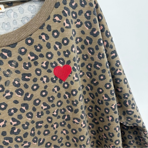 C&C California Leopard Print Sweatshirt Size 2XL Plus Size - Picture 4 of 10